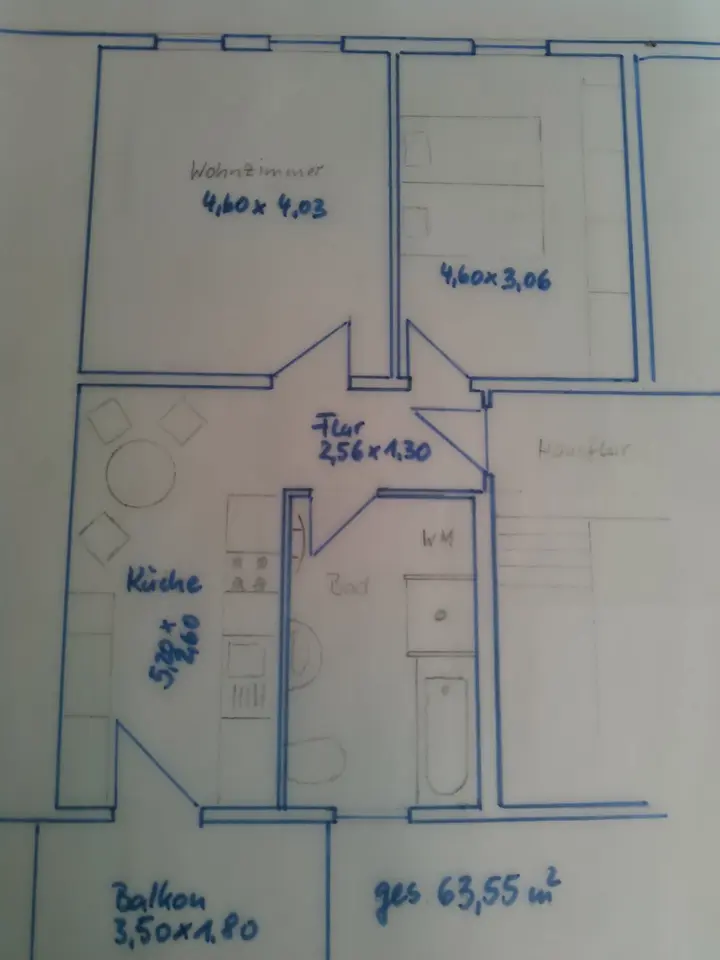 3 Zimmer Wohnung mit 60 m² in Rathenow – Bild 5