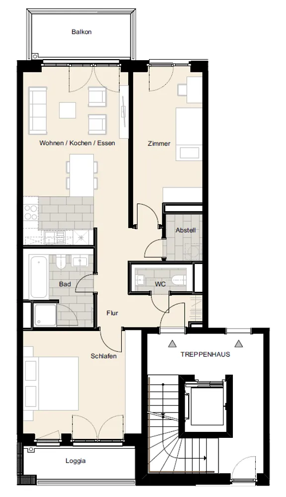 3 Zimmer Wohnung mit 86 m² in Hamburg – Bild 7
