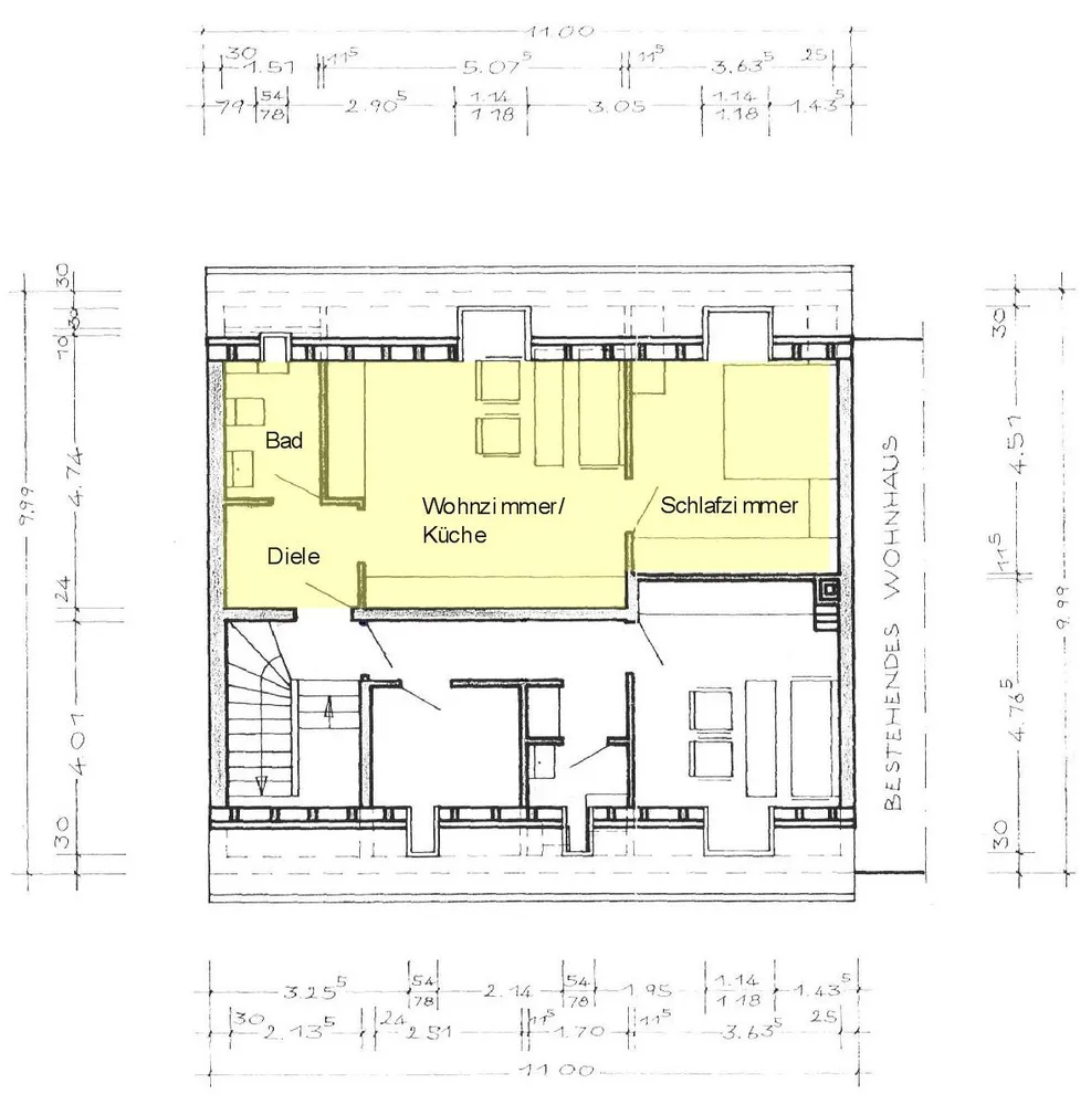 2 Zimmer Wohnung mit 52 m² in Mainz – Bild 3