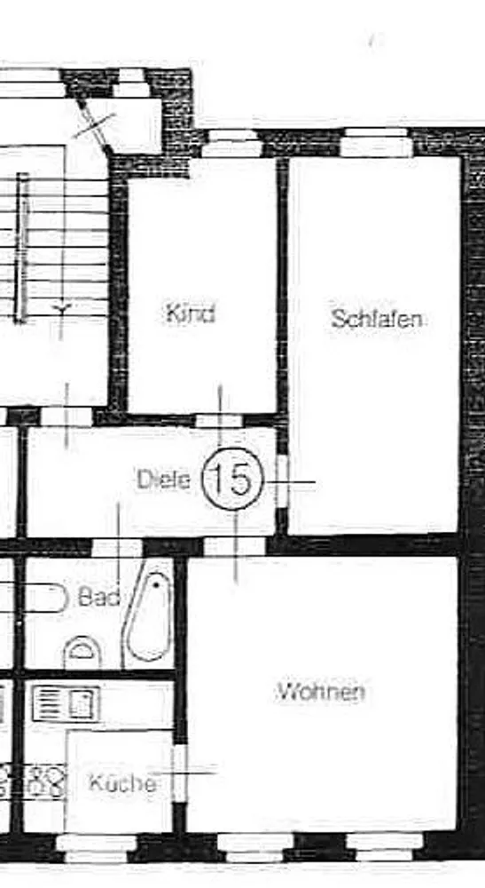 3 Zimmer Wohnung mit 54 m² in Leipzig – Bild 2