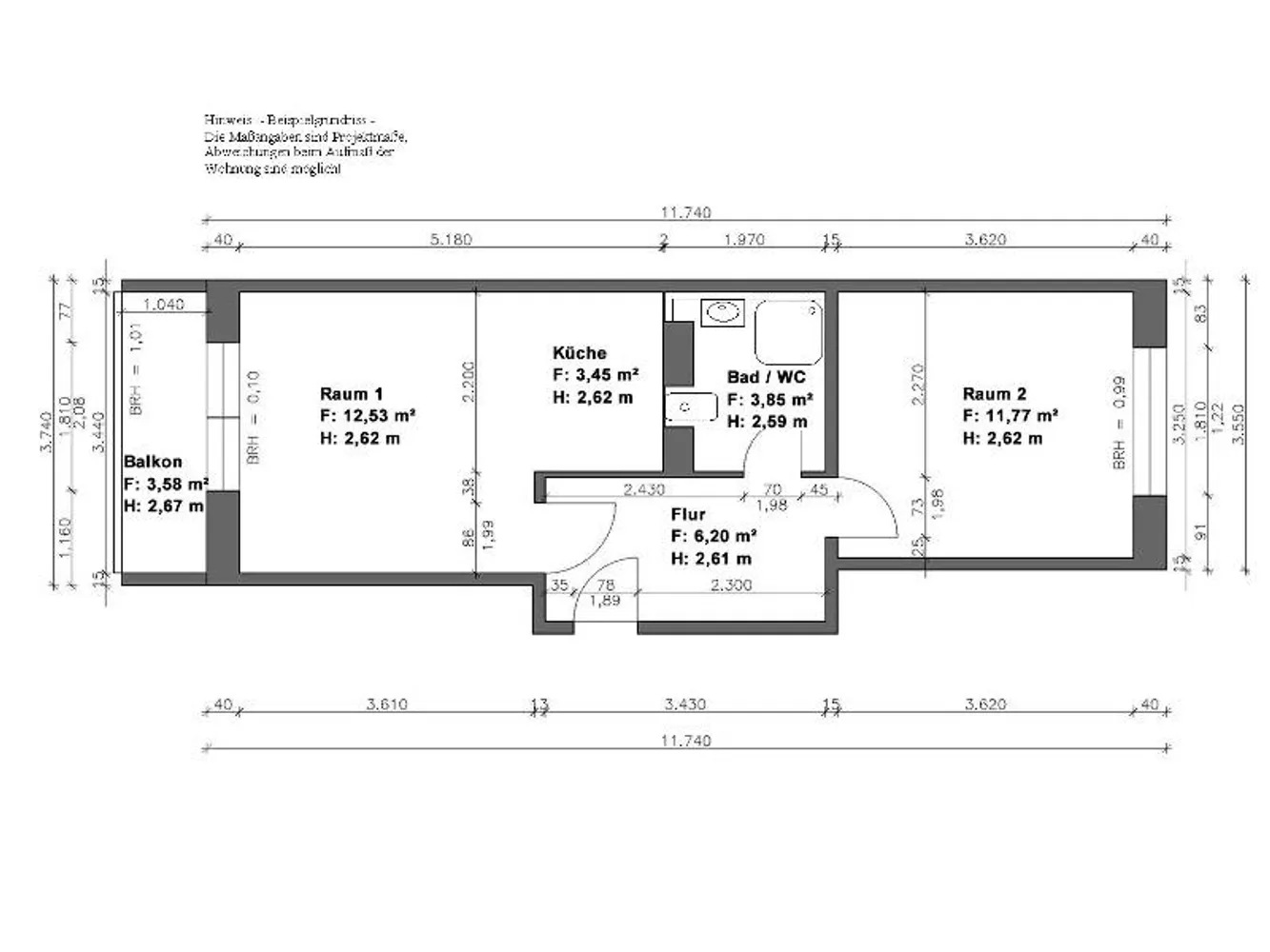 2 room apartment with 40 m² in Halle (Saale) – Photo 6