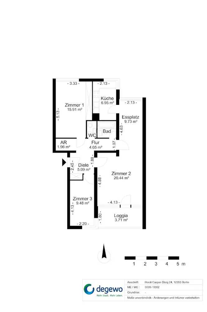 3 Zimmer Wohnung mit 81 m² in Berlin – Bild 4