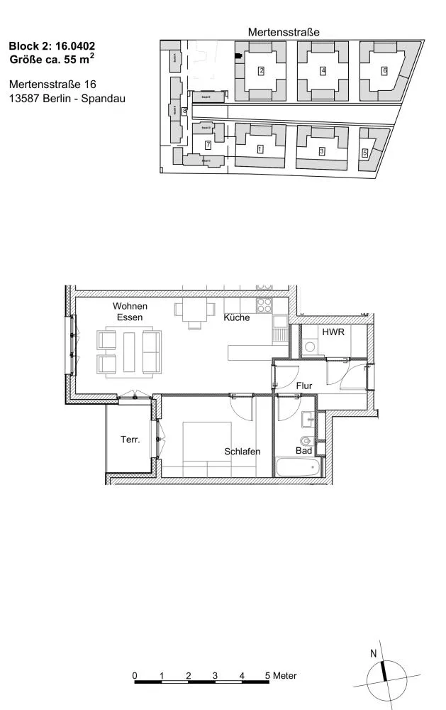 2 room apartment with 55 m² in Berlin – Photo 9