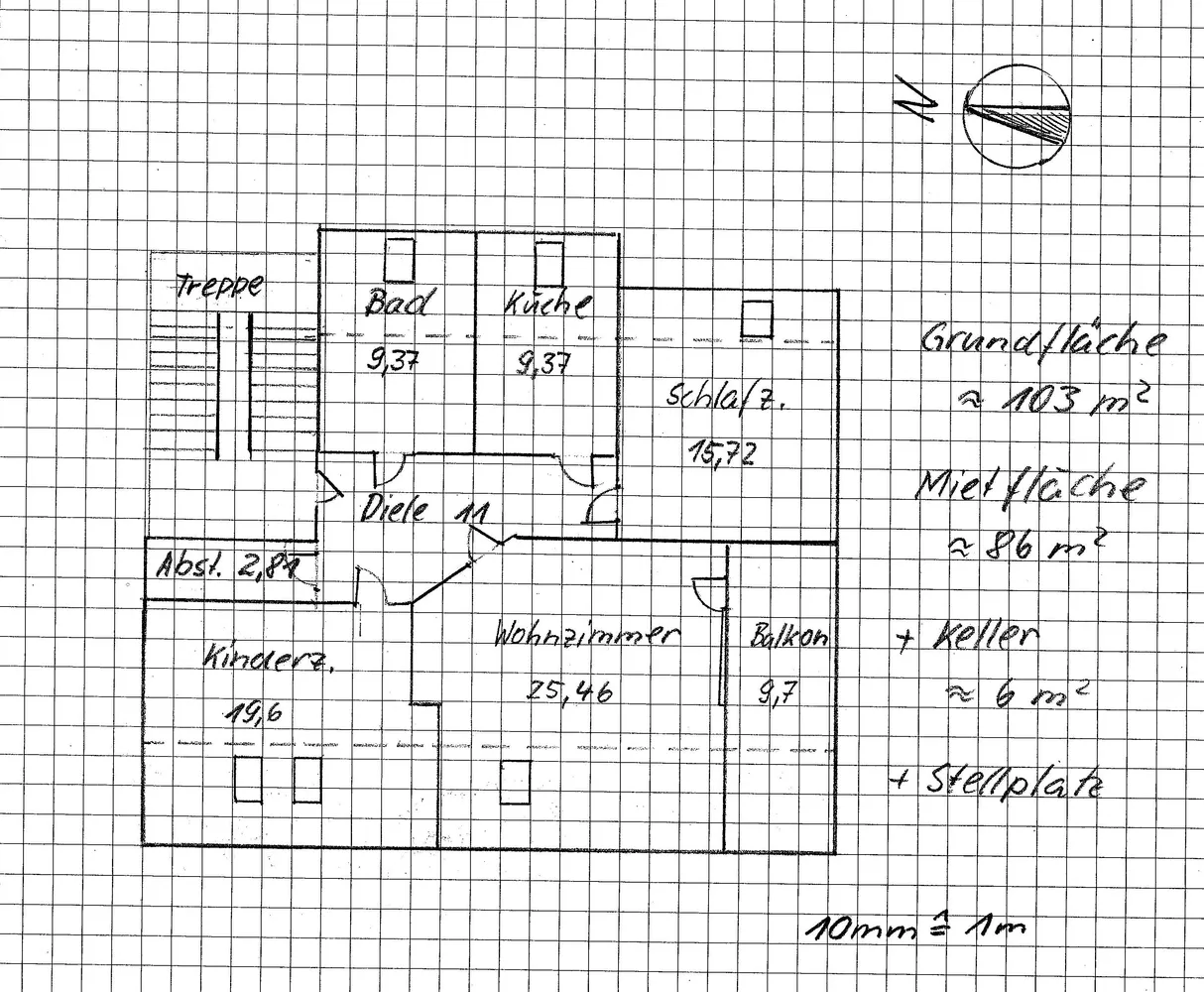 3 room apartment with 86 m² in Chemnitz – Photo 2