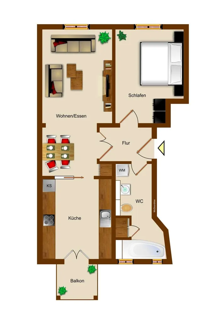 2 Zimmer Wohnung mit 57 m² in Leipzig – Bild 10