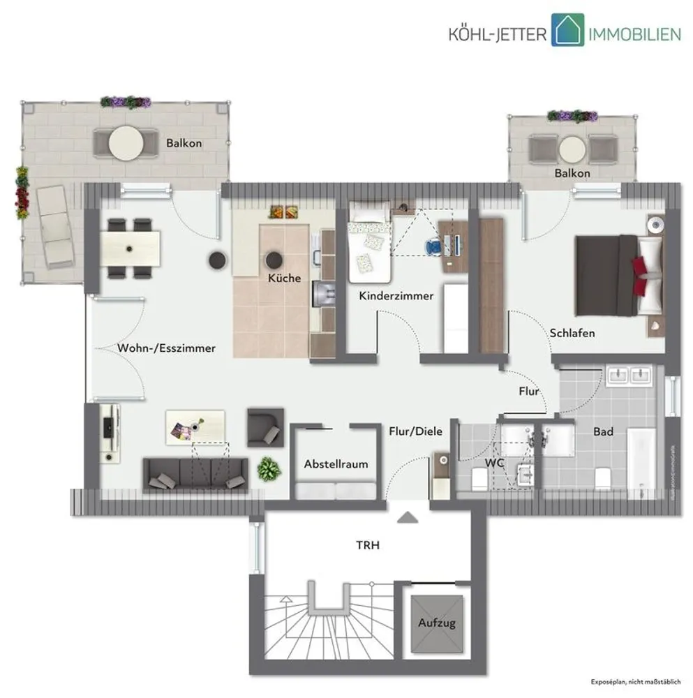 4 Zimmer Wohnung mit 97 m² in Balingen – Bild 5
