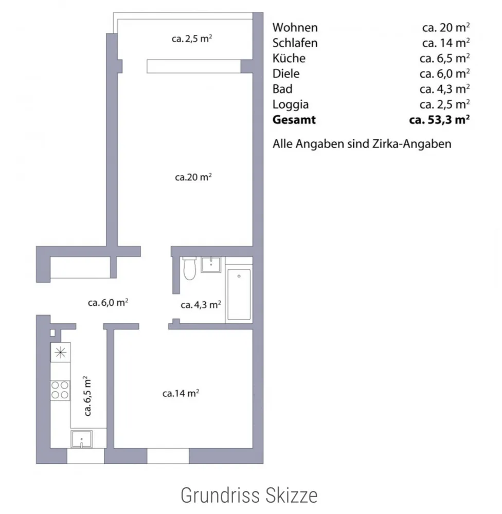 2 Zimmer Wohnung mit 54 m² in Germering – Bild 12