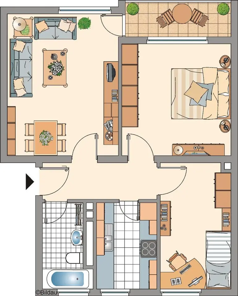 3 Zimmer Wohnung mit 60 m² in Gelsenkirchen – Bild 4