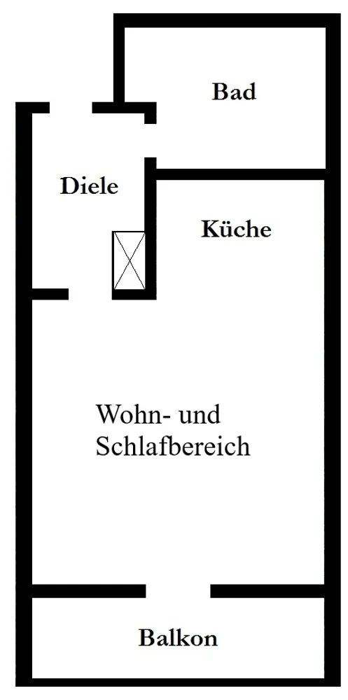 1 room apartment with 45 m² in Wuppertal – Photo 3