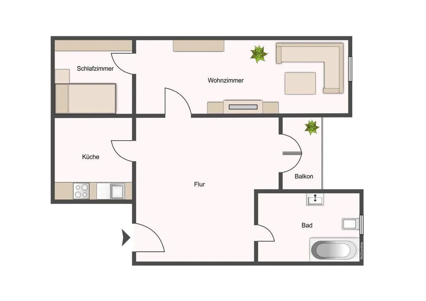 2 room apartment with 65 m² in Chemnitz – Photo 8