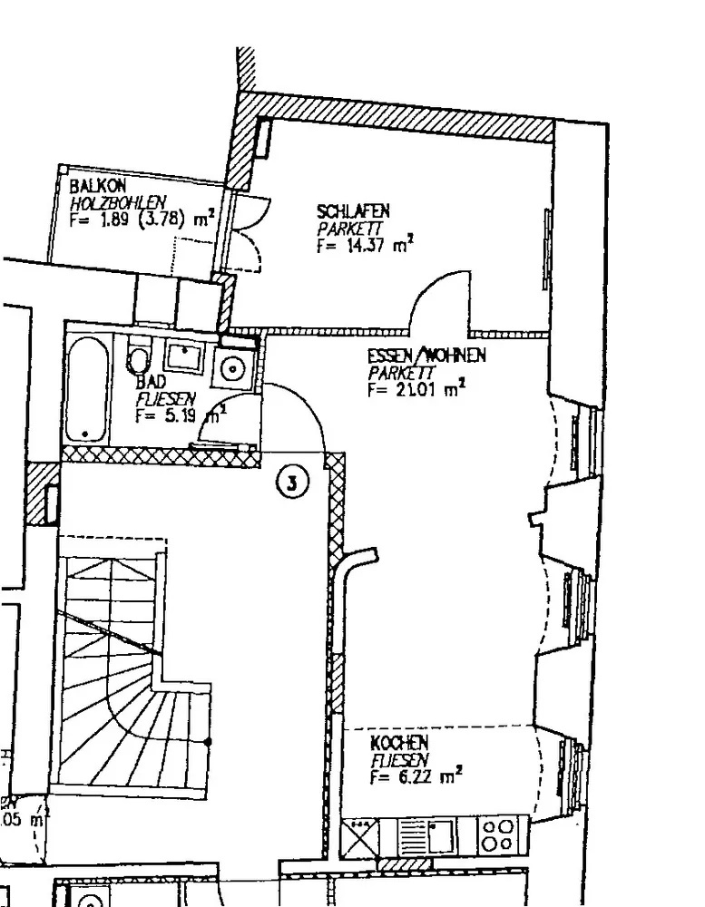 2 Zimmer Wohnung mit 49 m² in Regensburg – Bild 2