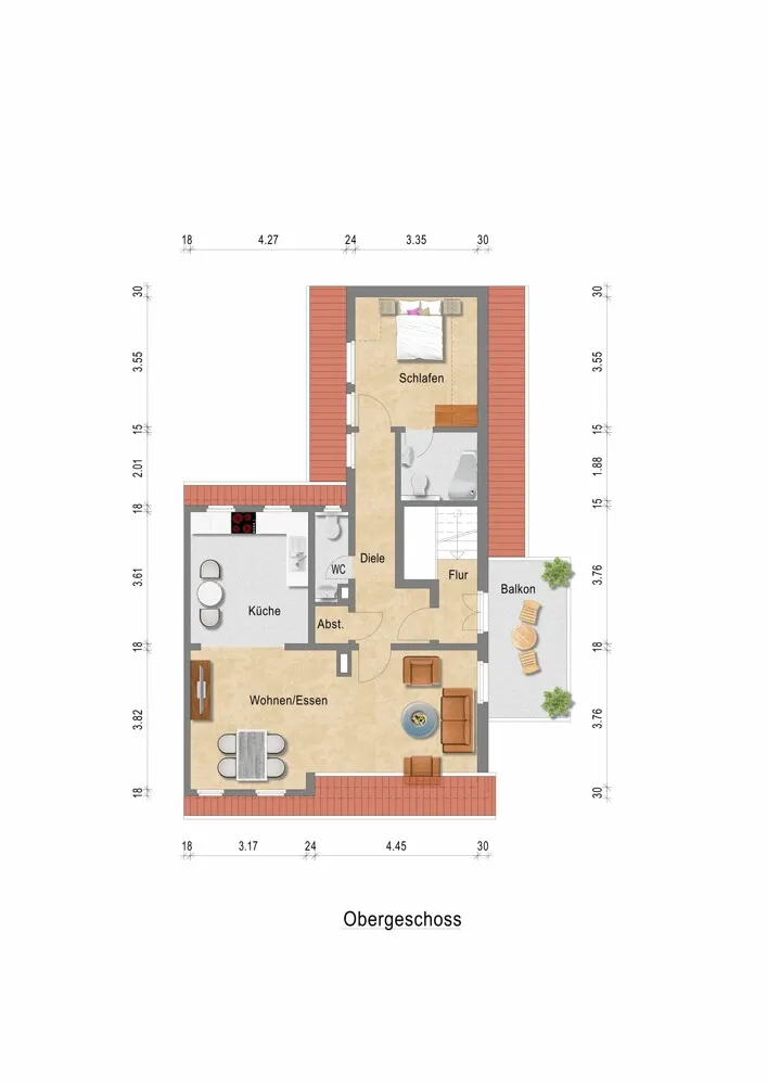 3 room apartment with 73 m² in Kaarst – Photo 6