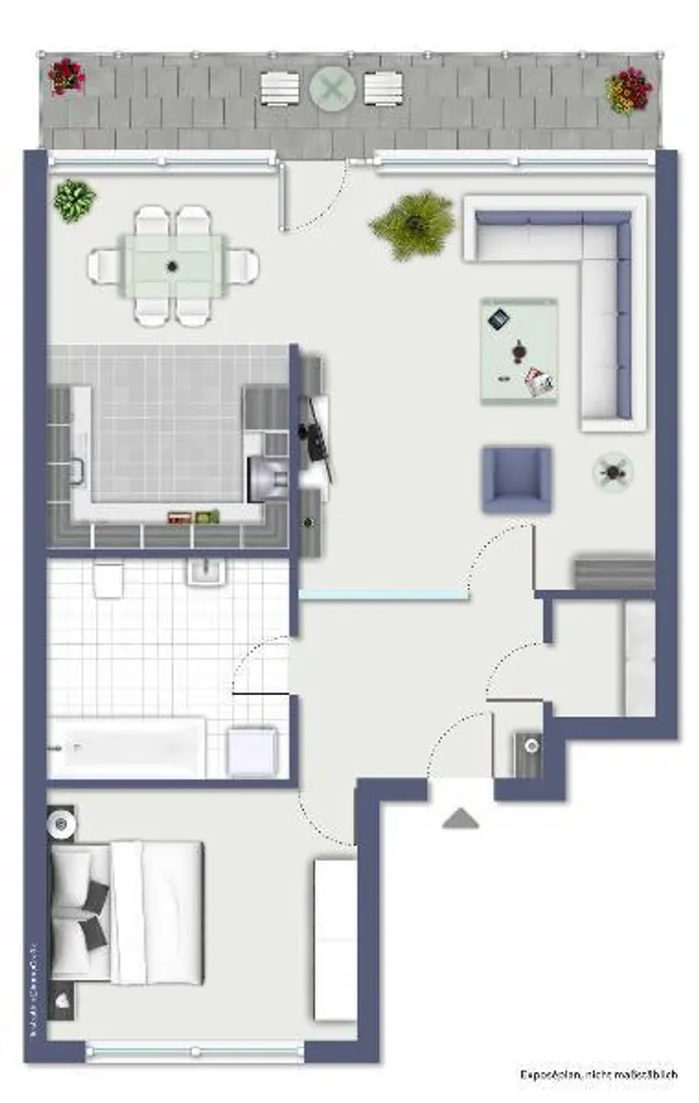 2 room apartment with 67 m² in Leverkusen – Photo 7