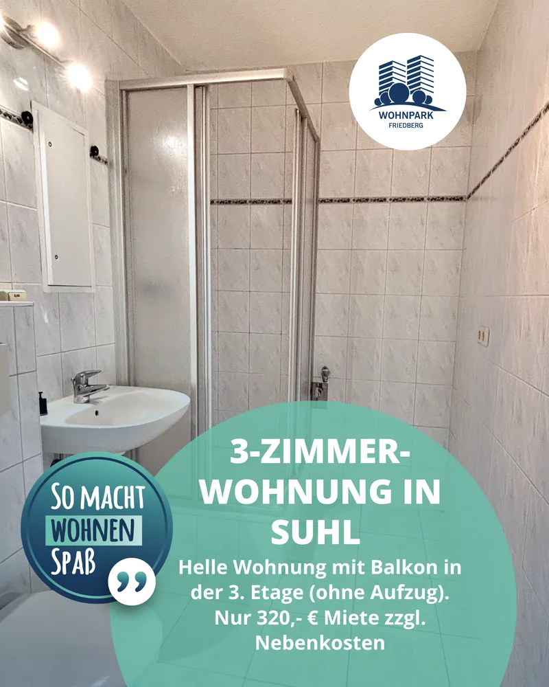 3 Zimmer Wohnung mit 59 m² in Suhl – Bild 4