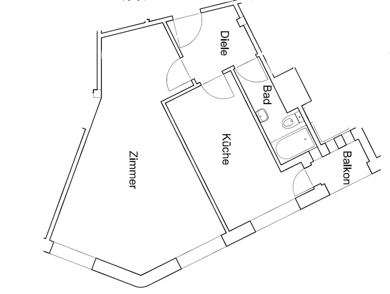 1 room apartment with 43 m² in Düsseldorf – Photo 7