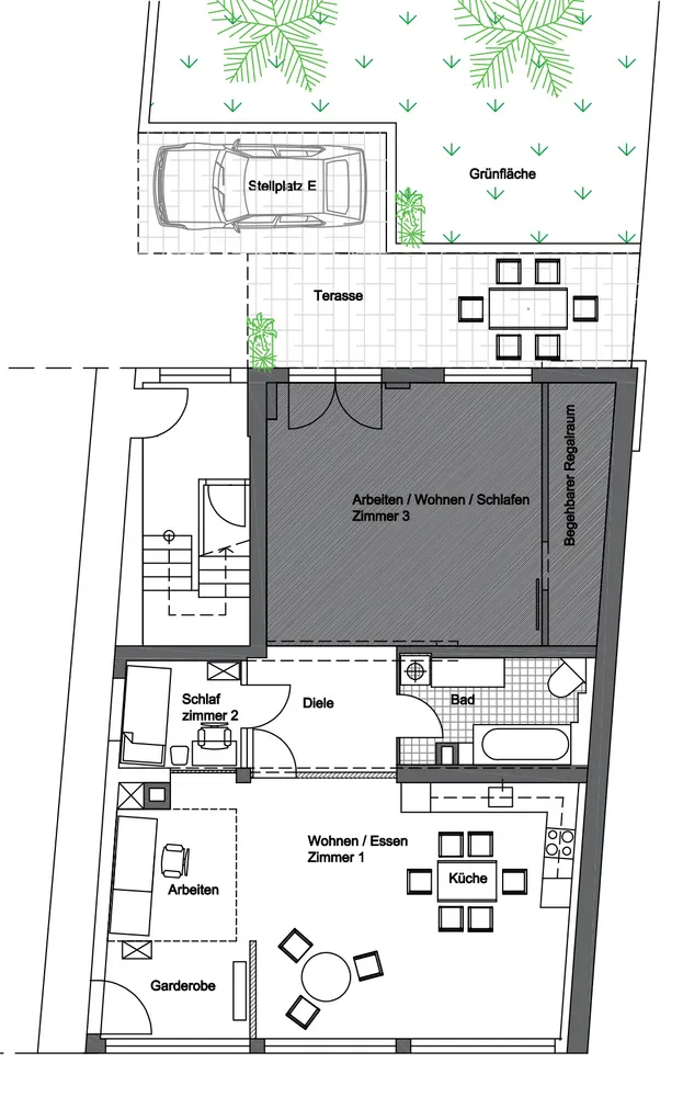 2 Zimmer Wohnung mit 78 m² in Karlsruhe – Bild 9