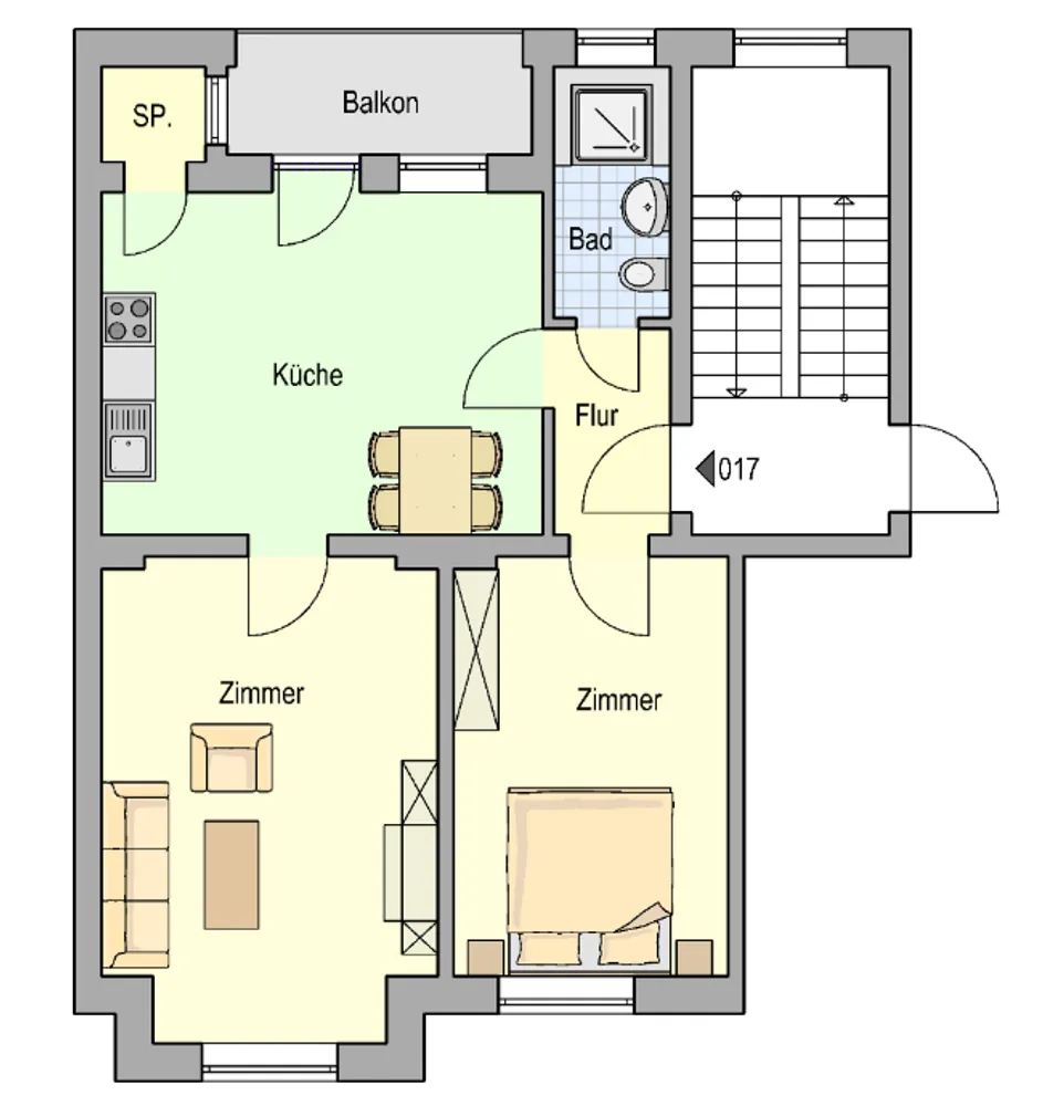 2 Zimmer Wohnung mit 70 m² in Herne – Bild 5