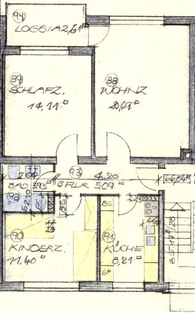 3 Zimmer Wohnung mit 66 m² in Schleswig – Bild 2