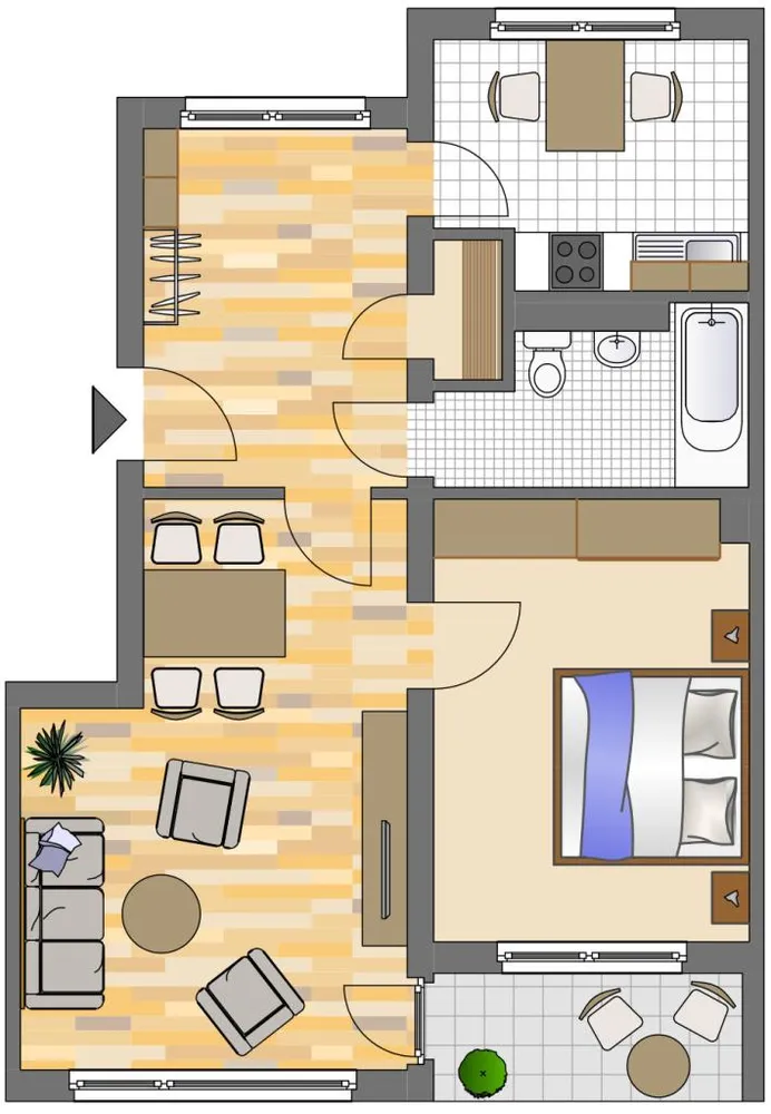 2 Zimmer Wohnung mit 59 m² in Dortmund – Bild 8