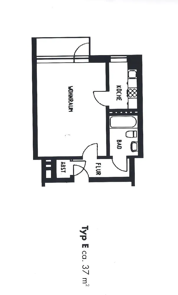1 room apartment with 37 m² in Hamburg – Photo 6