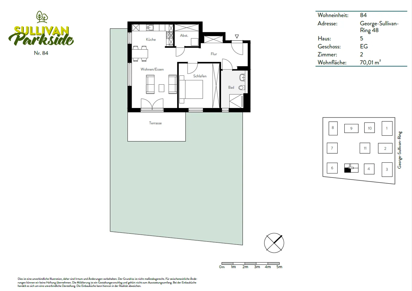 2 Zimmer Wohnung mit 70 m² in Mannheim – Bild 7