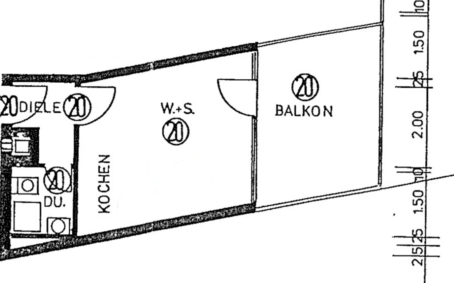 1 Zimmer Wohnung mit 23 m² in Köln – Bild 7