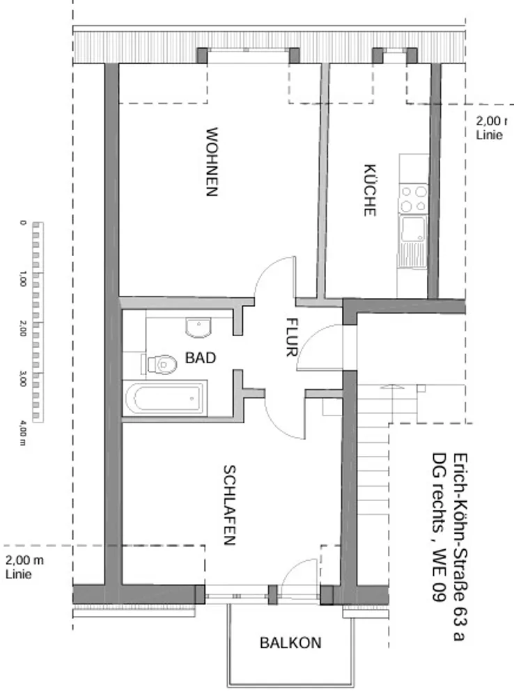 2 Zimmer Wohnung mit 51 m² in Leipzig – Bild 11