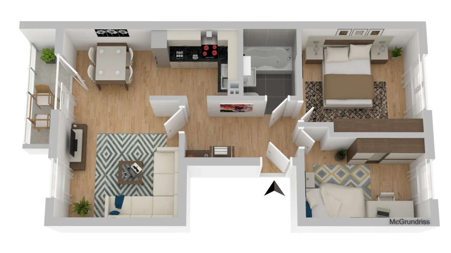 3 Zimmer Wohnung mit 54 m² in Suhl – Bild 8