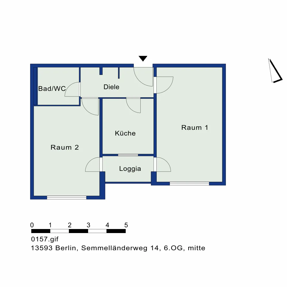 2 Zimmer Wohnung mit 59 m² in Berlin – Bild 6