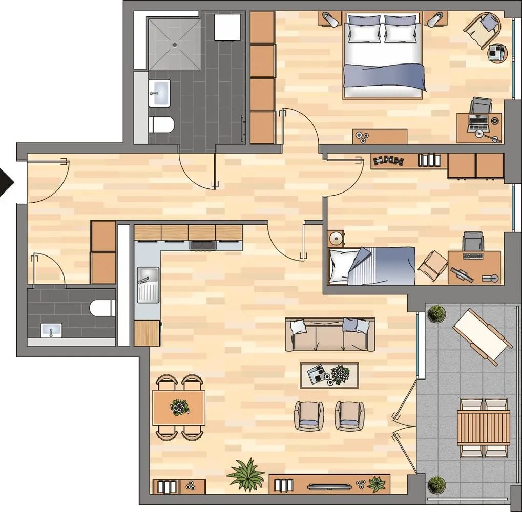 3 Zimmer Wohnung mit 93 m² in Essen – Bild 7