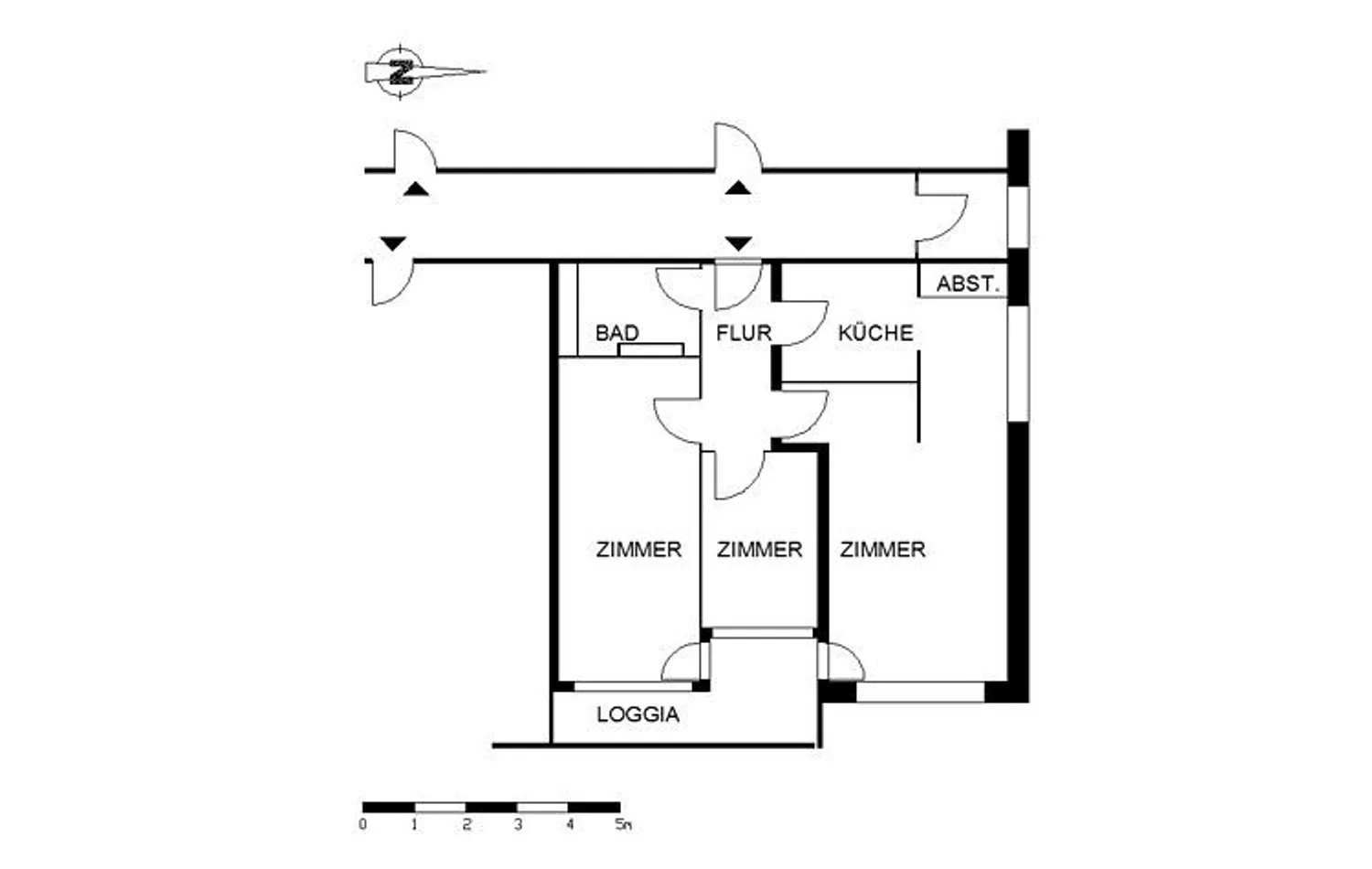 3 Zimmer Wohnung mit 67 m² in Bremen – Bild 2