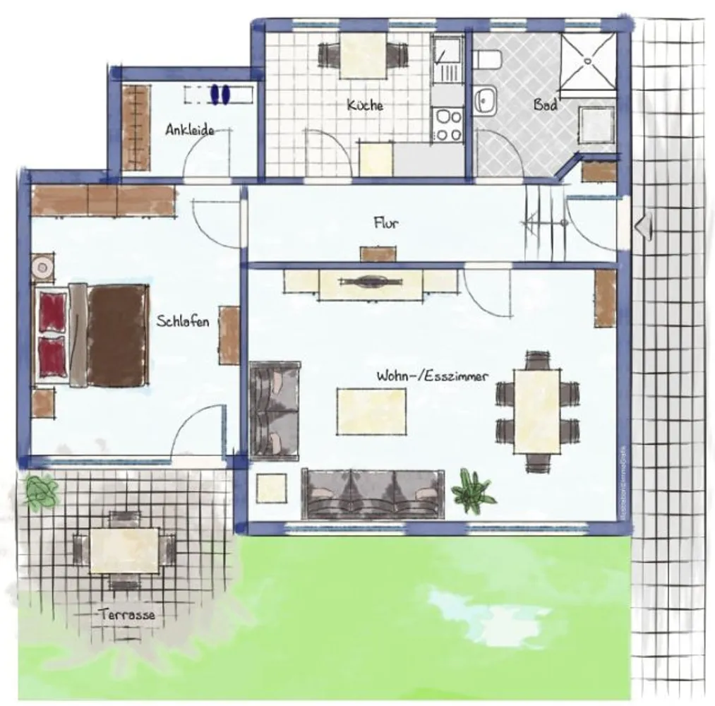 2 Zimmer Wohnung mit 80 m² in Stuttgart – Bild 3