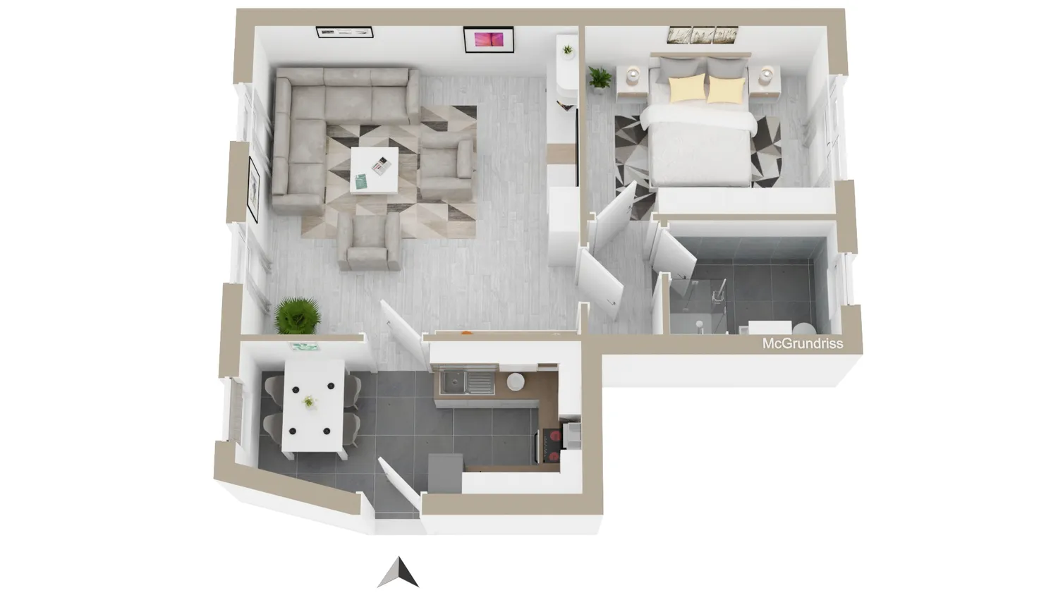 1 Zimmer Wohnung mit 35 m² in Wuppertal – Bild 2