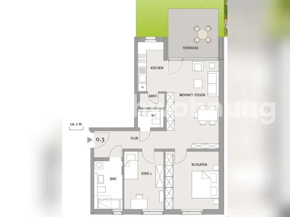 5 Zimmer Wohnung mit 128 m² in Freiburg im Breisgau – Bild 4