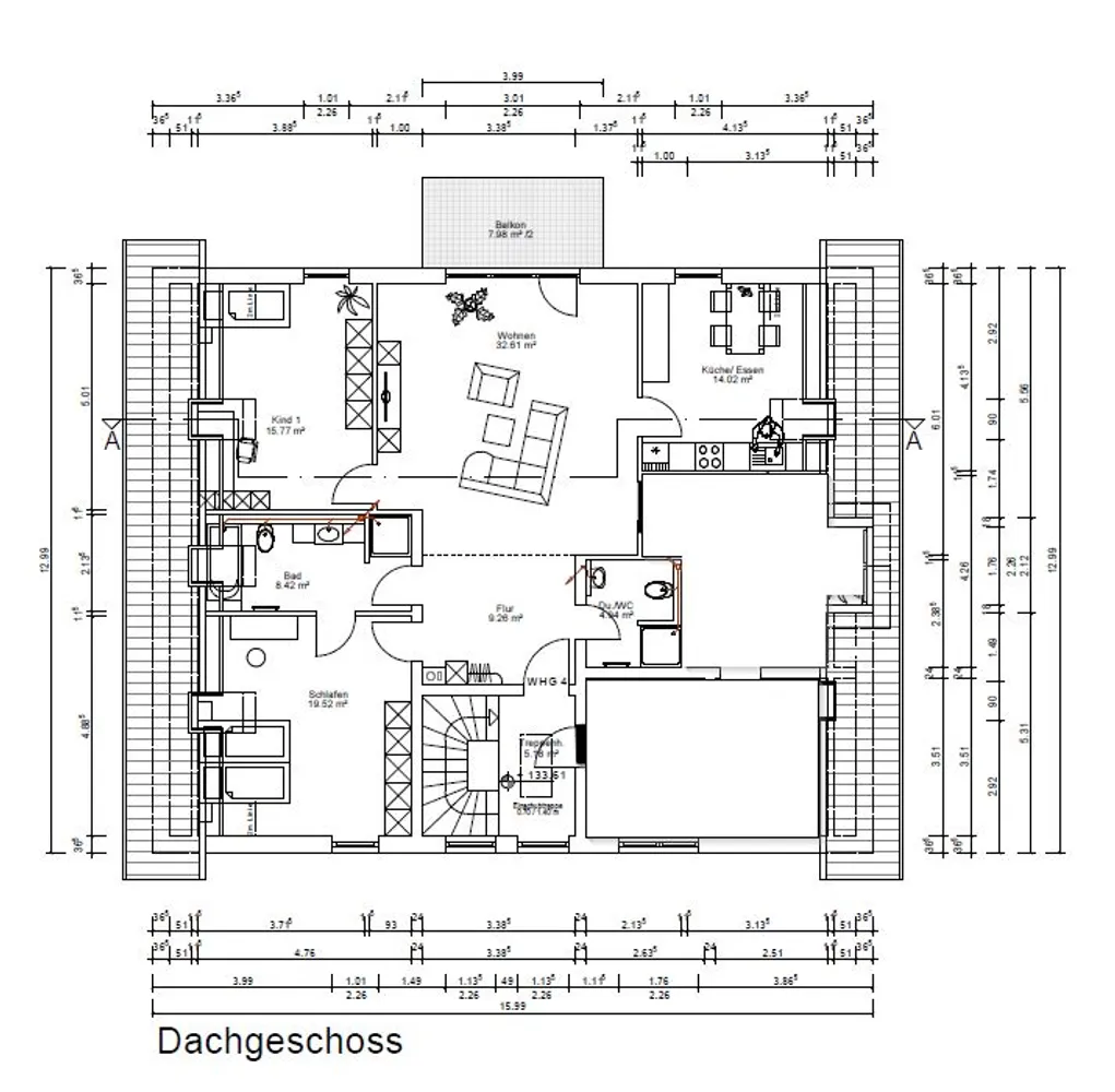 3 Zimmer Wohnung mit 108 m² in Bad Kreuznach – Bild 2