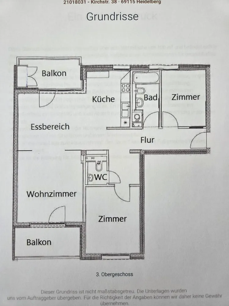 4 Zimmer Wohnung mit 100 m² in Heidelberg – Bild 3