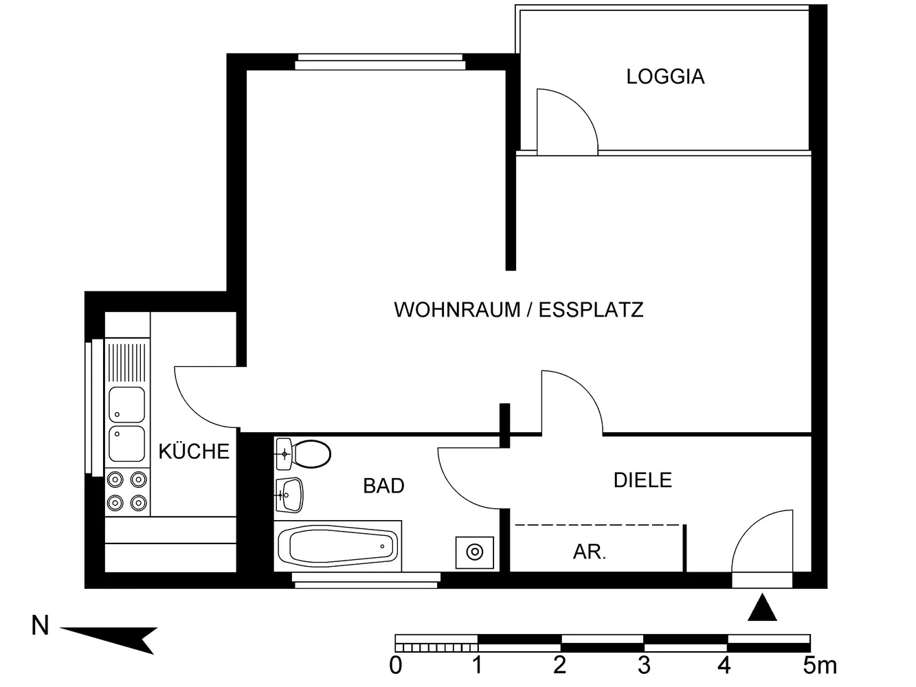 1 Zimmer Wohnung mit 40 m² in Berlin – Bild 10