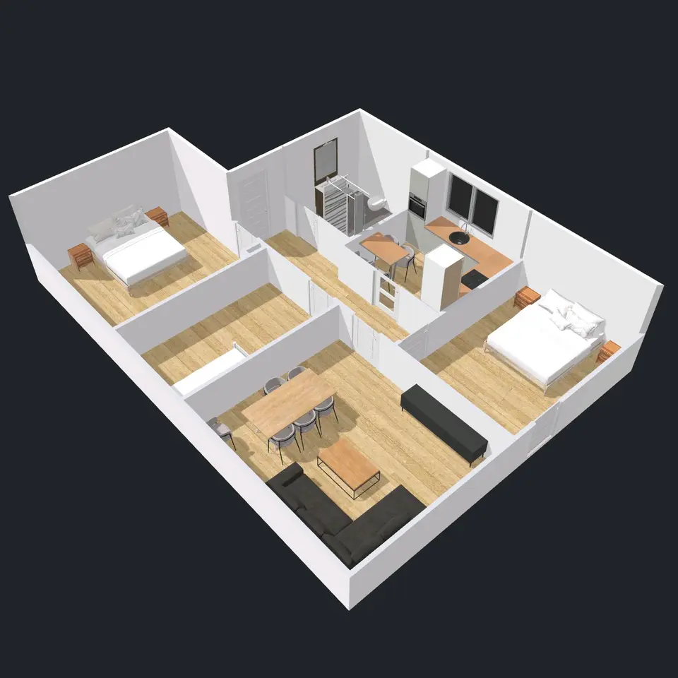 5 Zimmer Wohnung mit 99 m² in Hamm – Bild 2