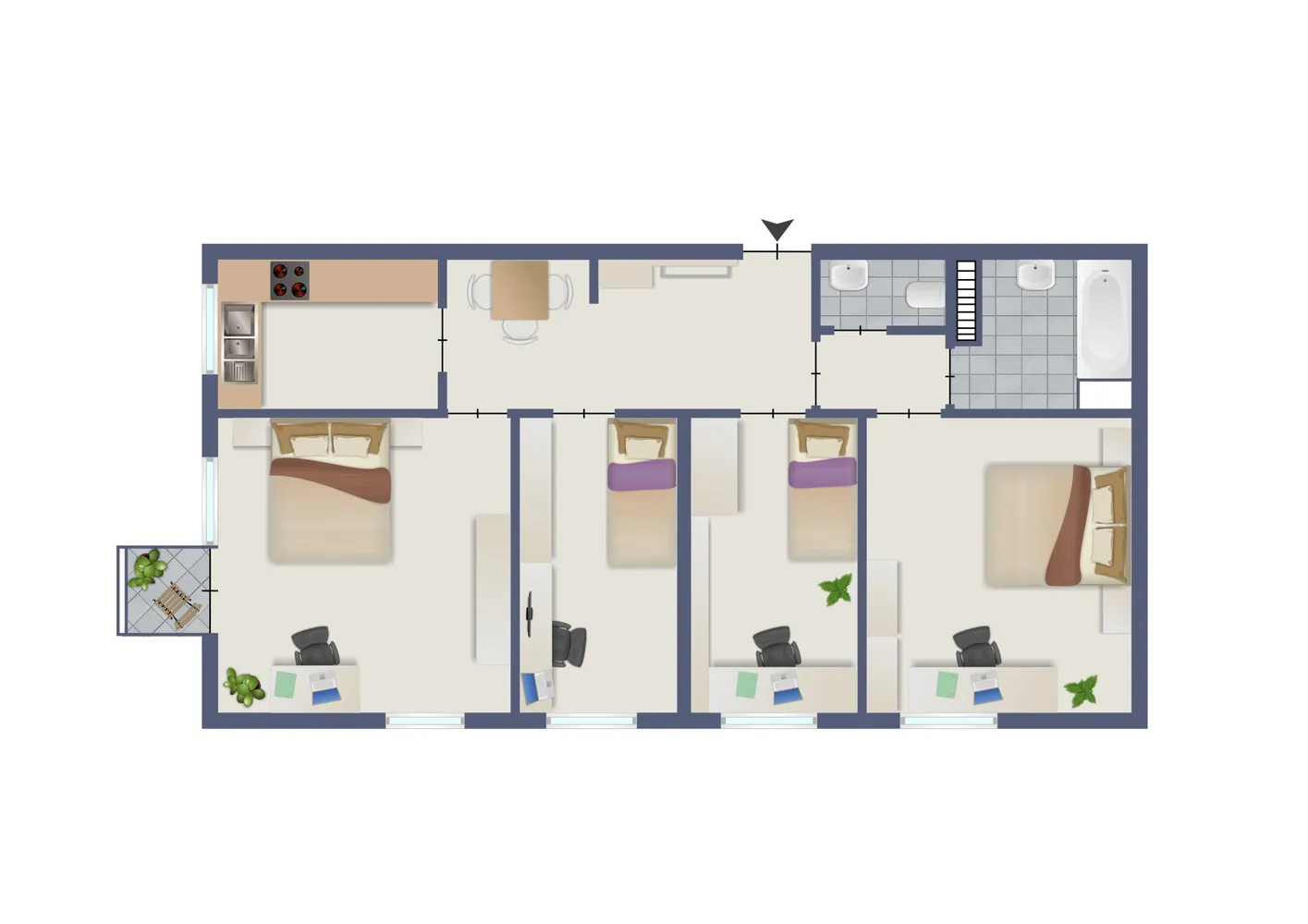 WG-Zimmer mit 20 m² in München – Bild 2