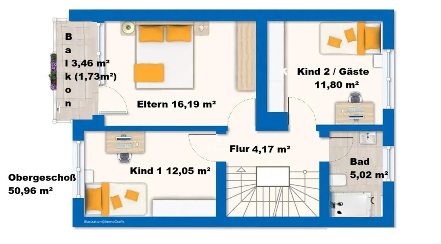 6 Zimmer Haus mit 149 m² in Wiesbaden – Bild 2