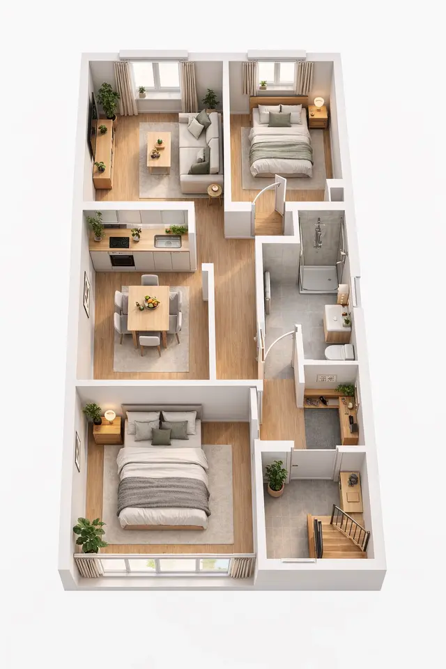 3 Zimmer Wohnung mit 75 m² in Kamp-Lintfort – Bild 1