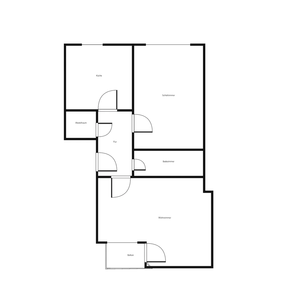 2 Zimmer Wohnung mit 52 m² in Braunschweig – Bild 3