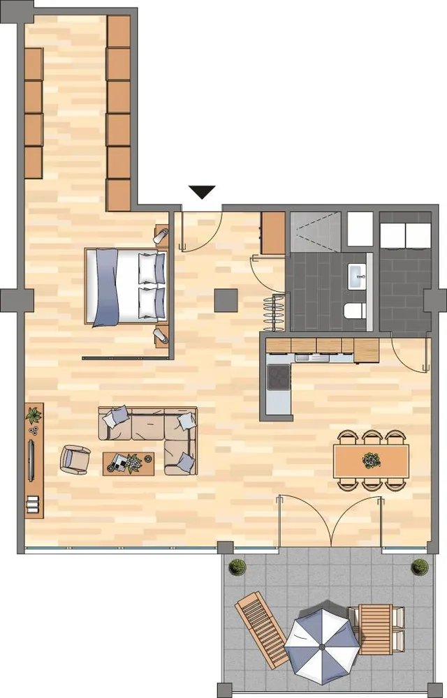 1 Zimmer Wohnung mit 90 m² in Bremen – Bild 11