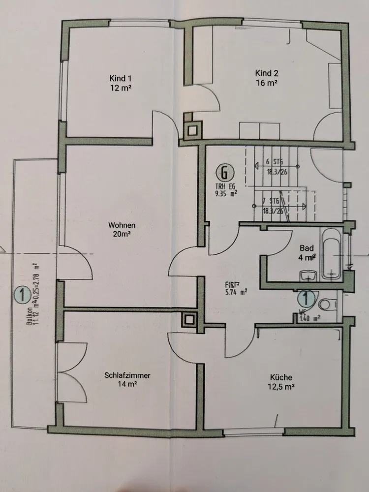 4 Zimmer Wohnung mit 89 m² in Ludwigsburg – Bild 4