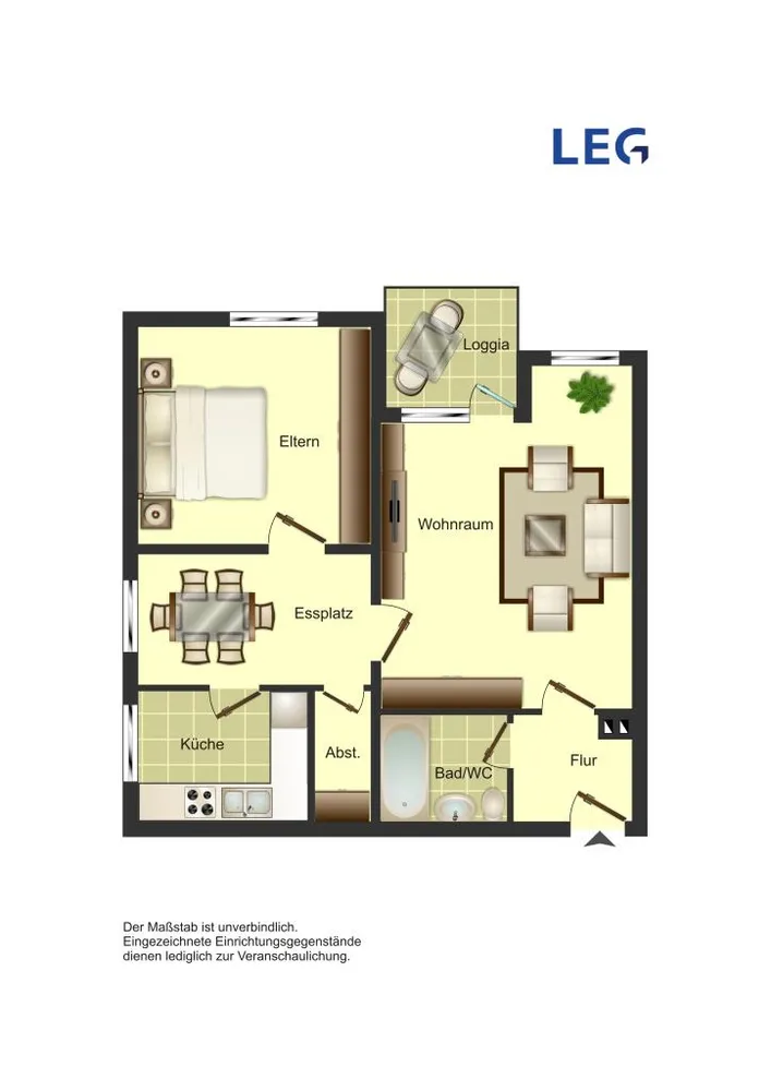 2 Zimmer Wohnung mit 54 m² in Wuppertal – Bild 2