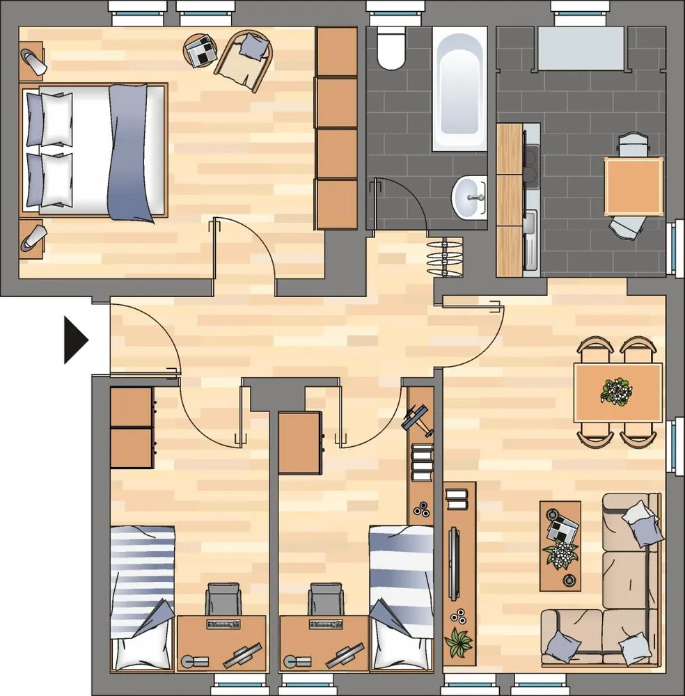 3 Zimmer Wohnung mit 64 m² in Wilhelmshaven – Bild 8
