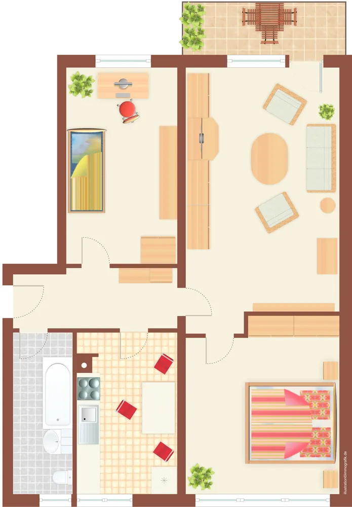 3 room apartment with 61 m² in Zeitz – Photo 9