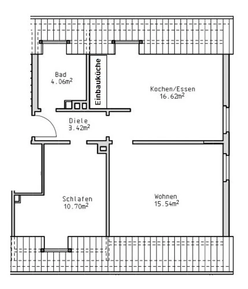 3 Zimmer Wohnung mit 51 m² in Bochum – Bild 11