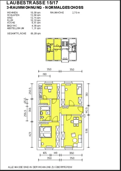 3 Zimmer Wohnung mit 68 m² in Dresden – Bild 5