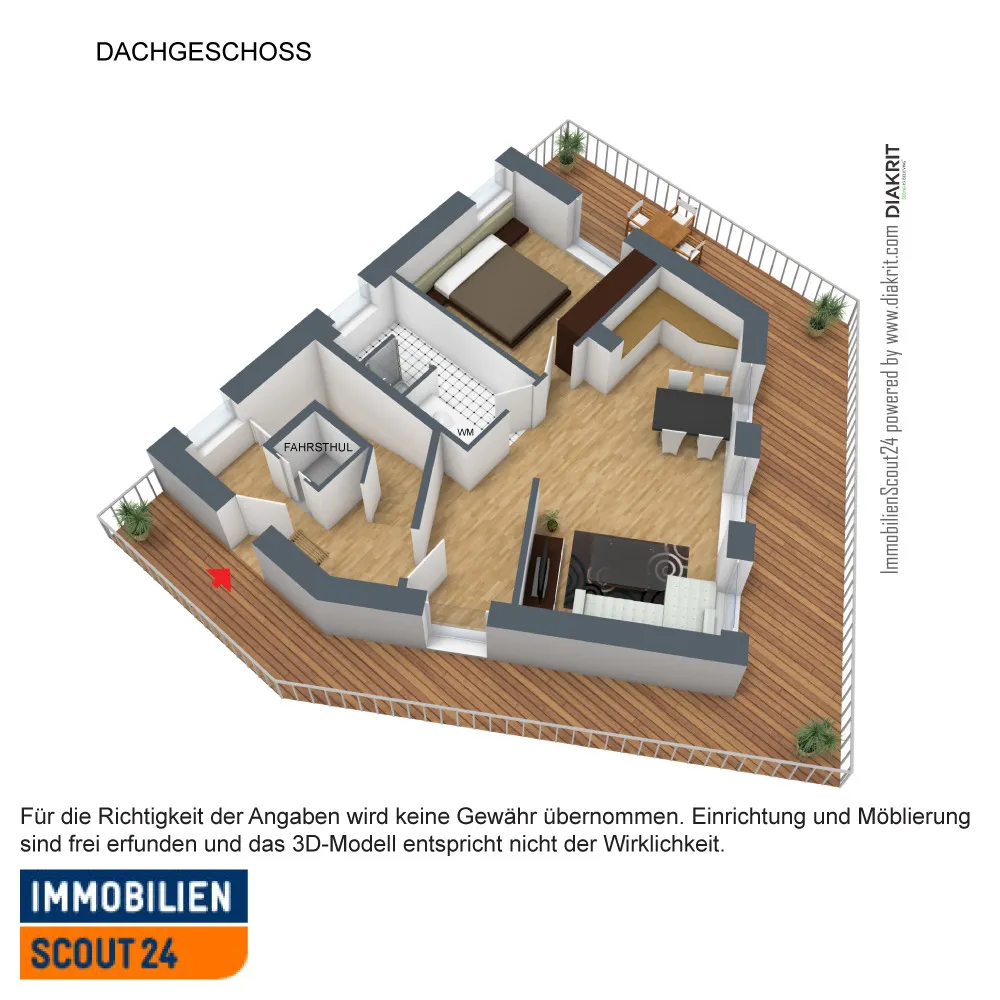 2 Zimmer Wohnung mit 77 m² in Osnabrück – Bild 2